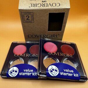 Cover Girl Magnetic Color Starter Kit Rose Quartz & Vintage Wine Lipgloss 2-Pack